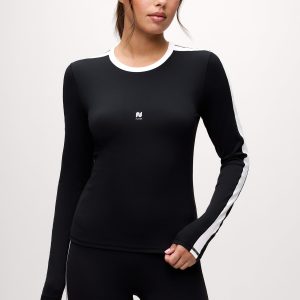 Motion Contrast Long Sleeve Top