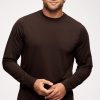 Men's Long Sleeve Movement Tee | Espresso