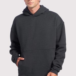 Vintage Fleece Men's Hoodie | Black