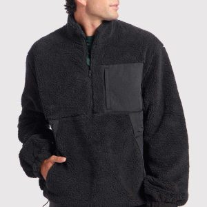 Men's Summit Sherpa Pullover | Black