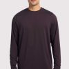Men's Long Sleeve Movement Tee | Eggplant