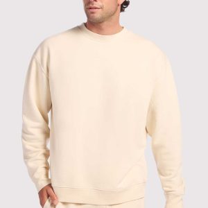Vintage Fleece Men's Crewneck | Washed Bone