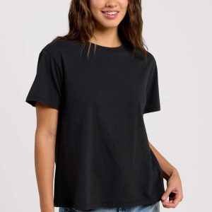 Vintage Cotton Everyday T-Shirt | Black