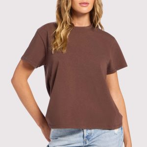 Vintage Cotton Everyday T-Shirt | Coffee