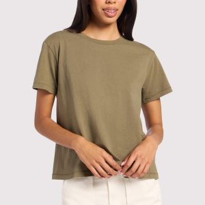 Vintage Cotton Everyday T-Shirt | Olive