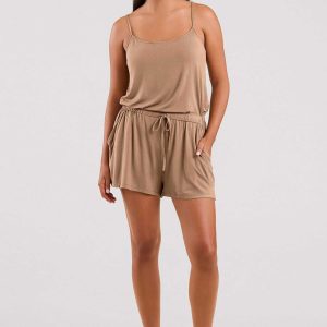 Sleep Romper | Cinnamon