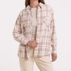 Boyfriend Flannel | White/Sand