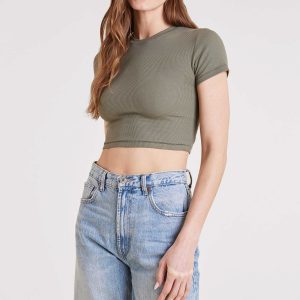 Baby Tee | Olive