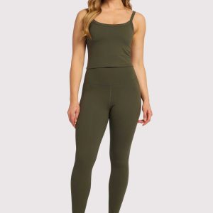 High-Waist Elevate Legging | Darkest Olive
