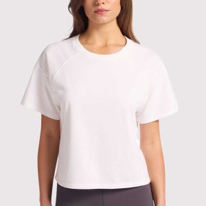 Steady Seamed Tee | White