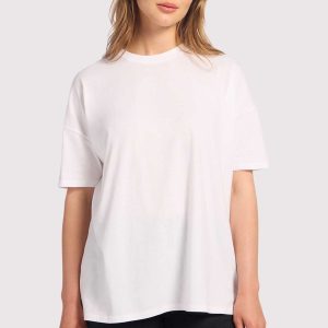 Soft Cotton Oversized Tee | White