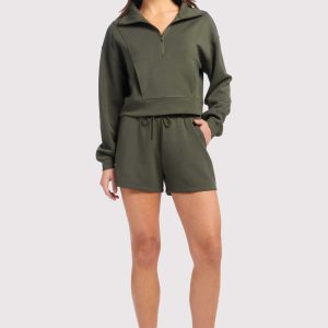 Soft Motion High-Rise Short | Darkest Olive