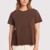 Vintage Cotton Everyday T-Shirt | Washed Coffee