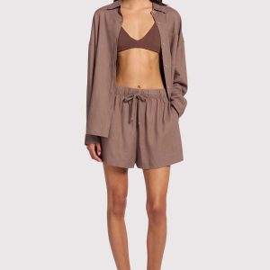 Linen Beach Short | Malt