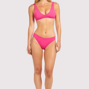 Low Waist Bikini Bottom | Fuchsia