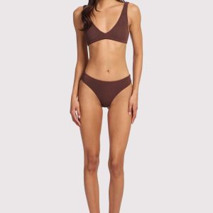Low Waist Bikini Bottom | Coffee