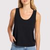 Soft Cotton Everyday Tank | Black