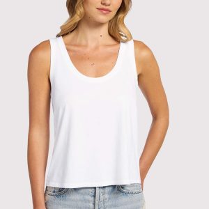Soft Cotton Everyday Tank | White