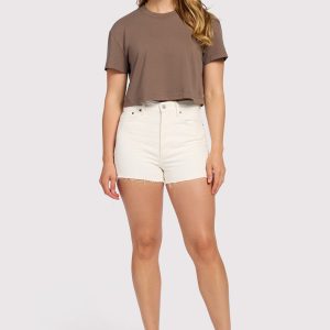 A-Line Vintage Cut-Off Short | Linen