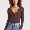 Hook & Eye Bodysuit | Coffee