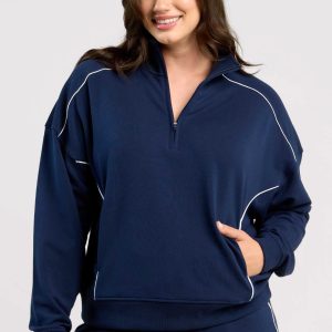 CloudTech Quarter-Zip | Navy