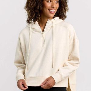 Vintage Fleece Downtime Quarter-Zip | Heather Bone