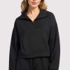 Soft Motion Quarter-Zip | Black