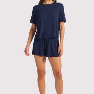 Pajama Short Set | Navy