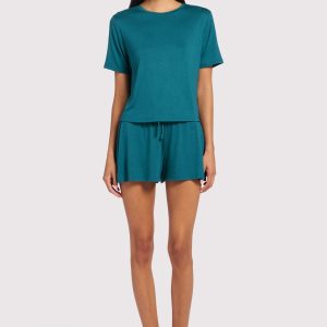 Pajama Short Set | Lagoon