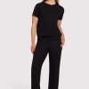 Ribbed Pajama Set | Black