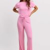 Ribbed Pajama Set | Bubblegum Pink