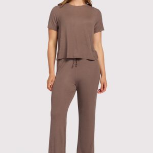 Ribbed Pajama Set | Mocha
