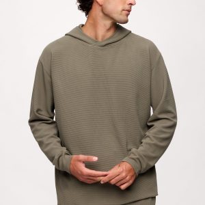 Performance Waffle Hoodie | Olive