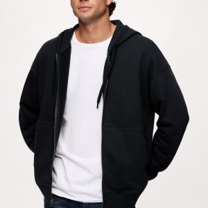 Vintage Washed Zip-Up Hoodie