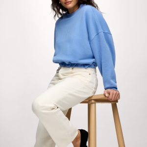 Vintage Fleece Cinch Waist Sweatshirt | Harbor