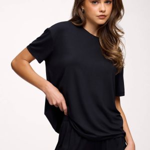 Boyfriend Pajama Tee | Black