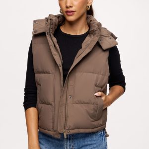 Peak Puffer Vest | Mocha